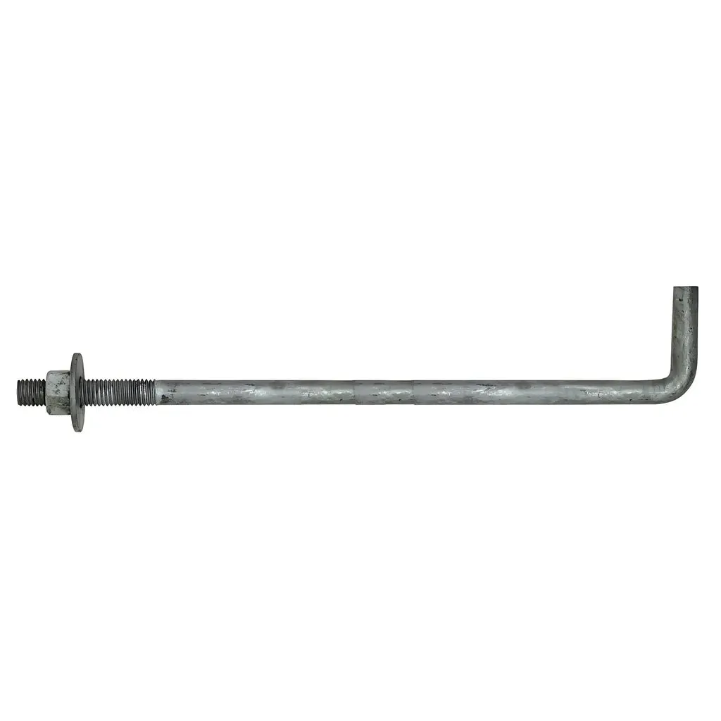 1/2 in. x 12 in. Hot-Dip Galvanized L-Bolt Anchor Bolt (50-Qty)