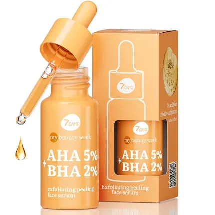 7 Days Salicylic Acid Serum - Glycolic Acid Anti Acne Facial Serum - Korean AHA BHA Skin Care Peel Serum for Acne Treatment - Blackhead Removal & Deep Cleansing 7days