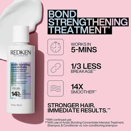 Acid perfecting concentrate for intensive treatment with thermal protection for damaged hair 150ml , Redken