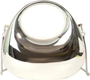 Acrylic Clutch Purse for Women Y2k Party Evening Bag Fashion Underarm Bag Round Shoulder Bag Prom Wedding Handbagbag1905OWOISS