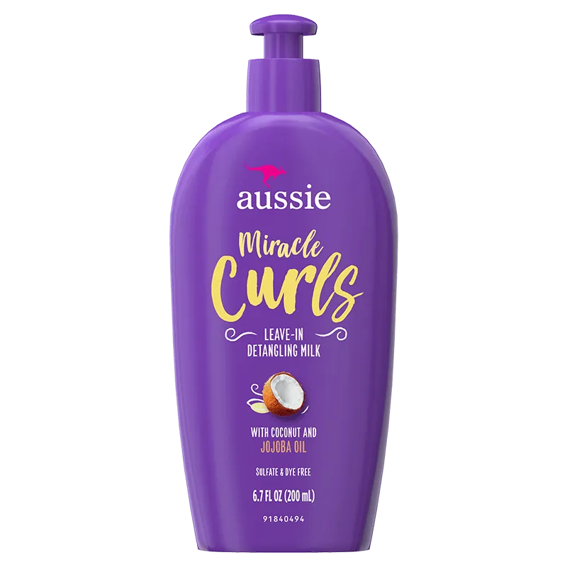 Aussie Miracle Curls Leave-In Detangling Milk