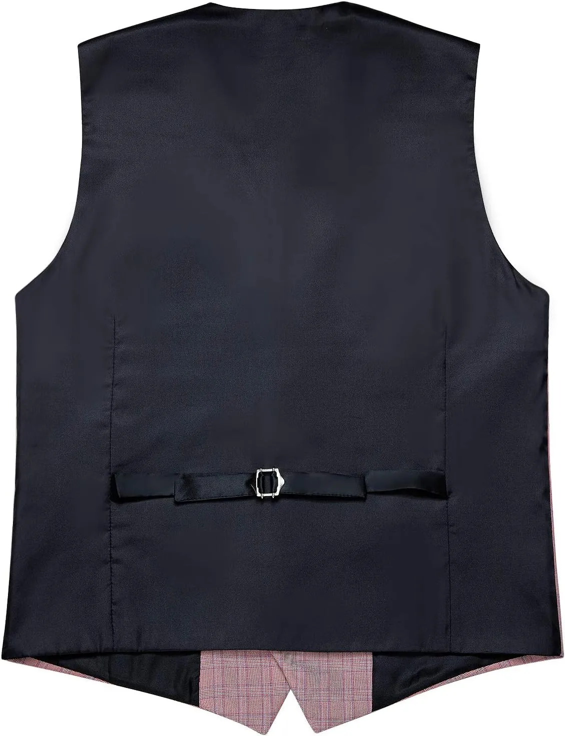 Barry.Wang Mens Plaid Suit Waistcoat Wool Blend Tailored Collar/V-neck 3 Pocket Check Vest Formal/Leisure