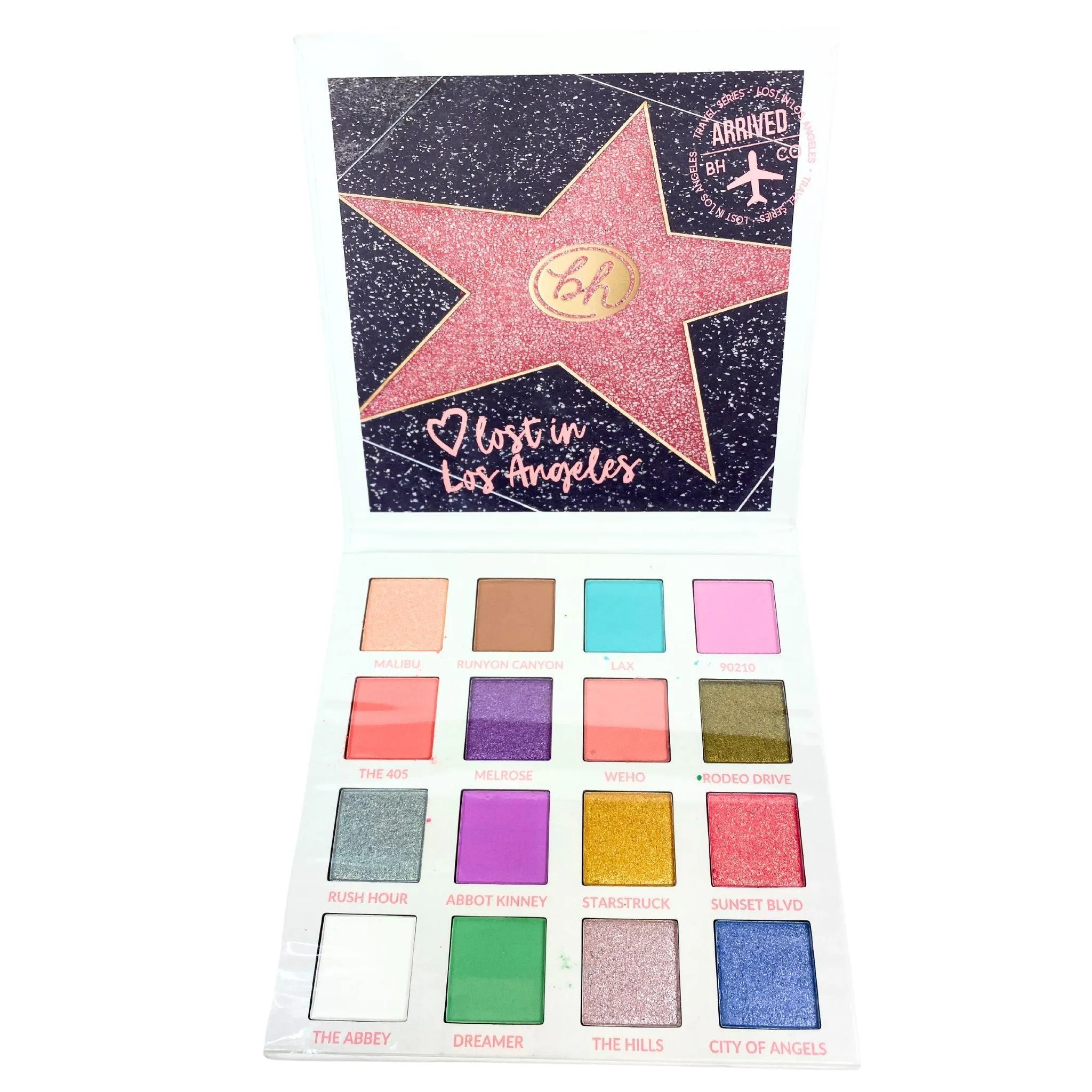 BH Cosmetics Los Angeles 16 Color Shadow Palette (36 Pcs Lot)