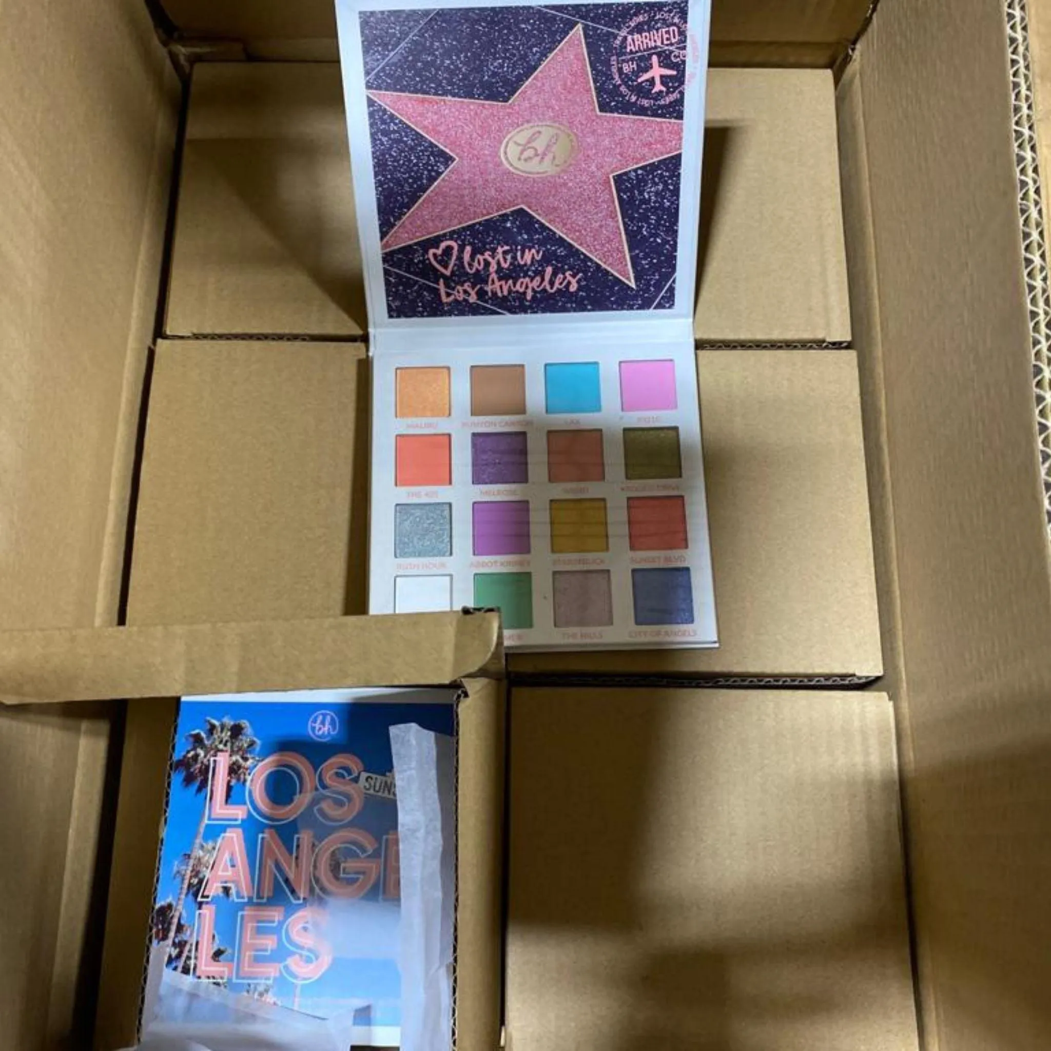 BH Cosmetics Los Angeles 16 Color Shadow Palette (36 Pcs Lot)