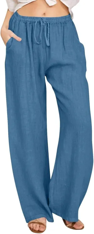 Black Pants for Women Color Tether Loose Yoga Trousers Womens Pants Casual Womens Loose Pants Petite Wide Leg