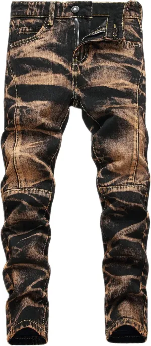 Boy's Ripped Distressed Skinny Fit Fashion Slim Washed Kids Denim Jeans Pants