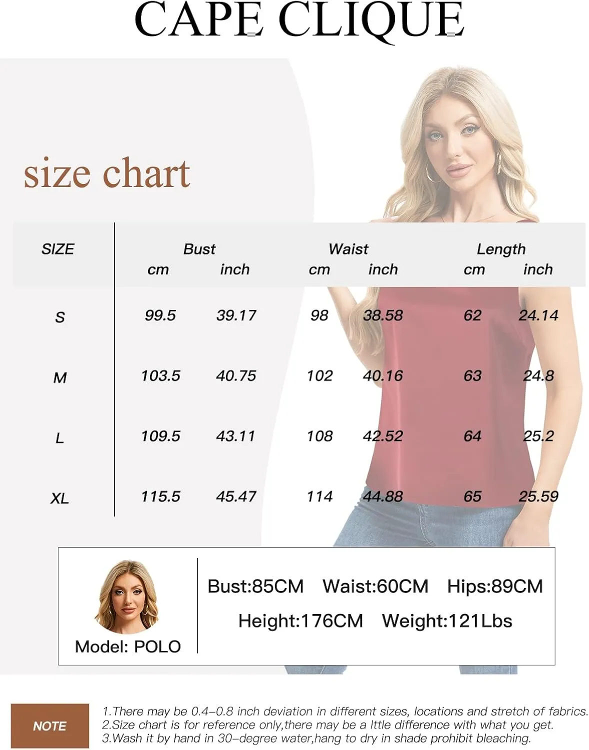 CAPE CLIQUE Silk Satin Tank Tops for Women V Neck Sleeveless Camisole 2025 Summer Basic Blouses Work Outfits Shirts