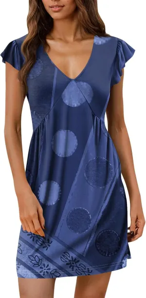 Casual Summer Dresses Vintage Flower Flowy Dress Trendy Vocation Beach Sundresses Cruise Outfits 2025