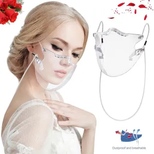 Clear Face Shield  Face Mask 2PC