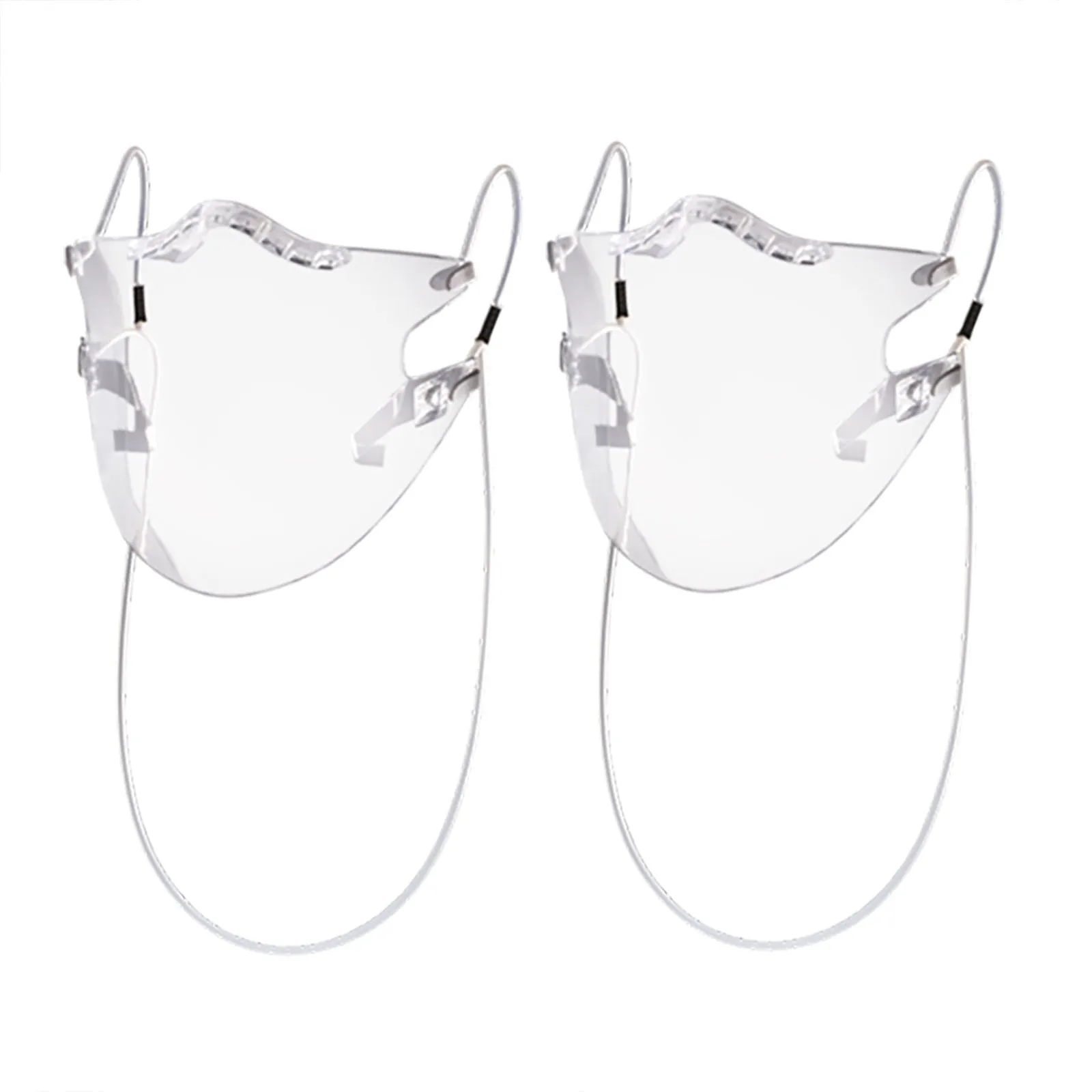 Clear Face Shield  Face Mask 2PC