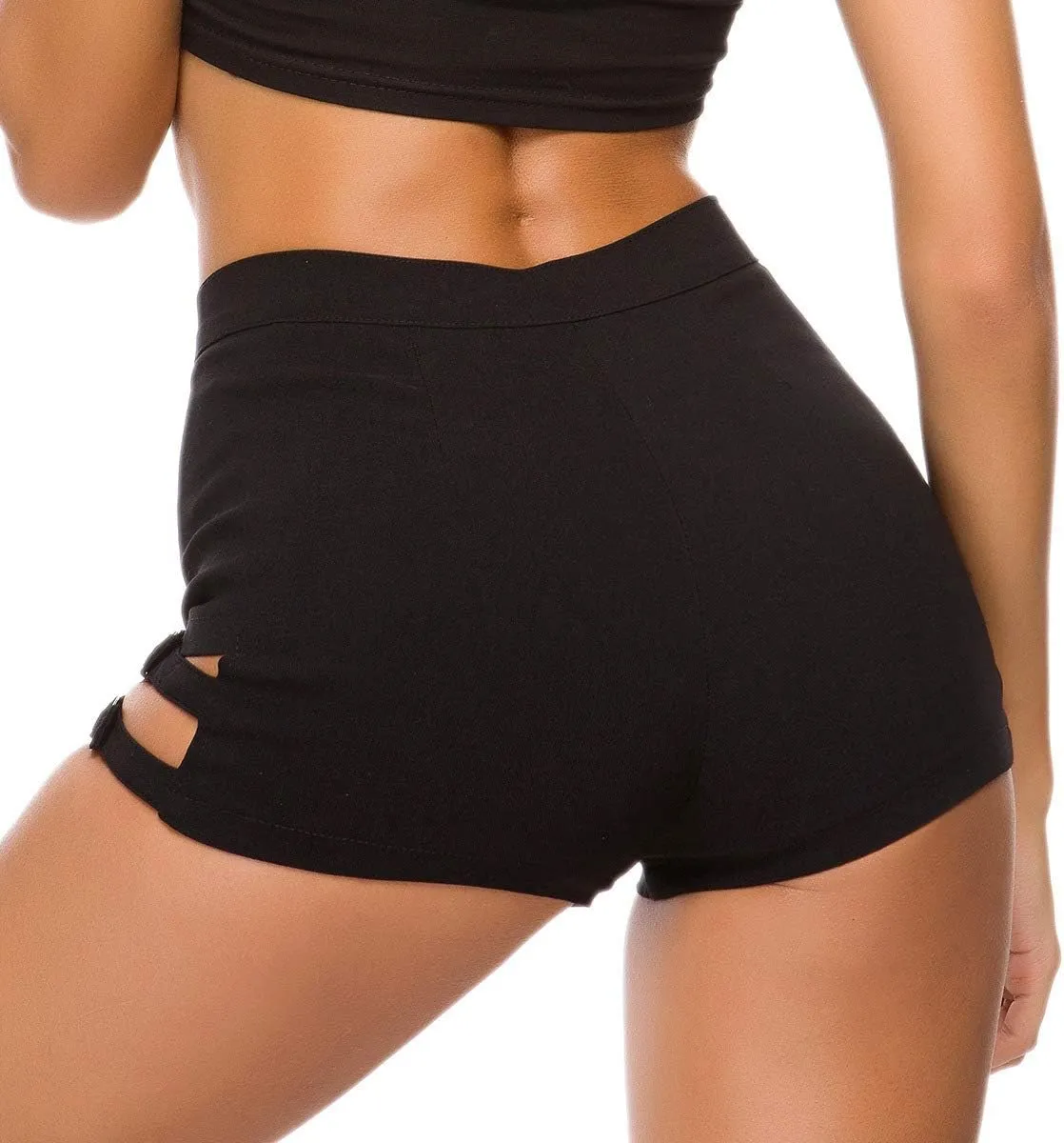 Cresay Women's Sexy Cut Off Denim Jeans Shorts Mini Hot Pants Clubwear