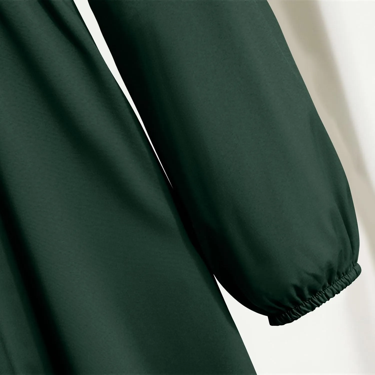 Dresses for Women Fall Casual 2024 Big Hem Elastic Waist Flowy Dress Long Sleeve Comfy Outdoor Vacation Maxi Dresses