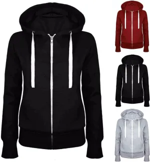 Fall Jackets For Women 2024 Lightweight Full Zip Up Hoodies Casual Loose Long Sleeve y2k Outfits Clothes