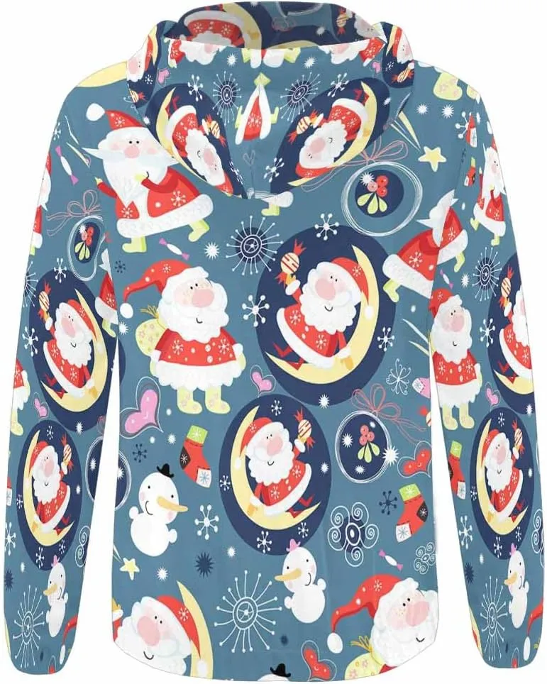Fall Sweatshirts For Women Yellow Christmas Bells Holly Leaves Womens Zip Up Sweatshirt Oversized Hoodies Sweater