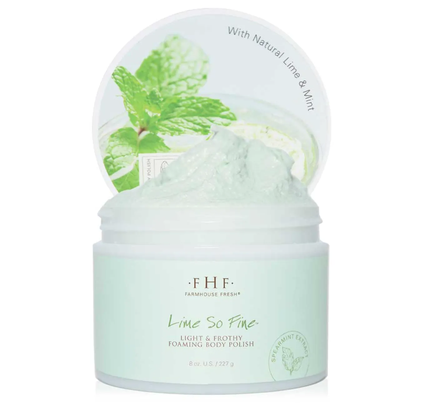 Farmhouse Fresh Lime So Fine Foaming Body Polish 8oz