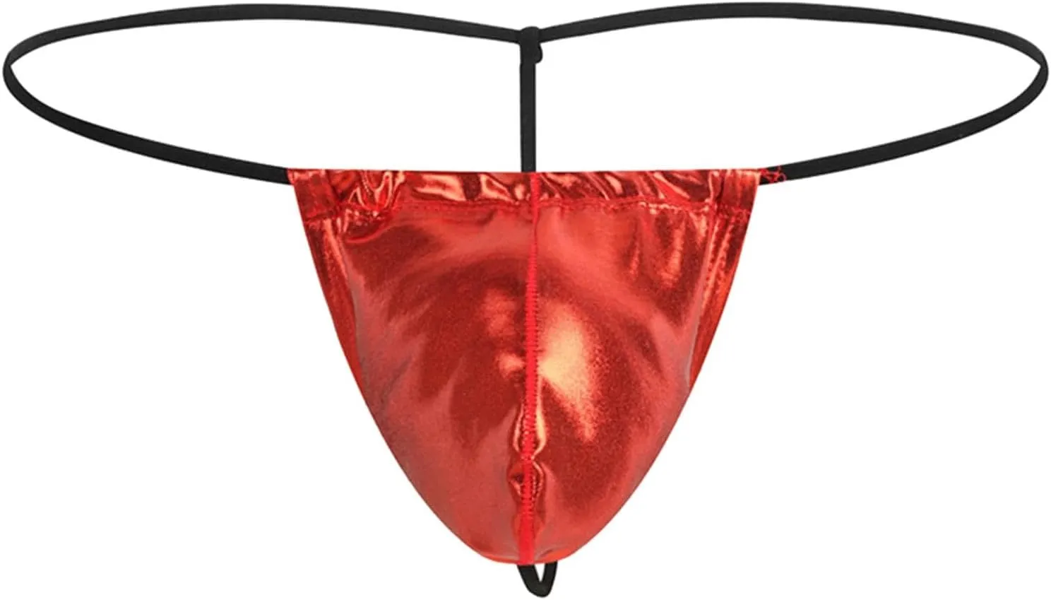 Gay Sexy Lingerie For Men Sissy Underwear T Shaped Pants Leather Double Open Cut Color Matching Mesh Low Waisted Briefs