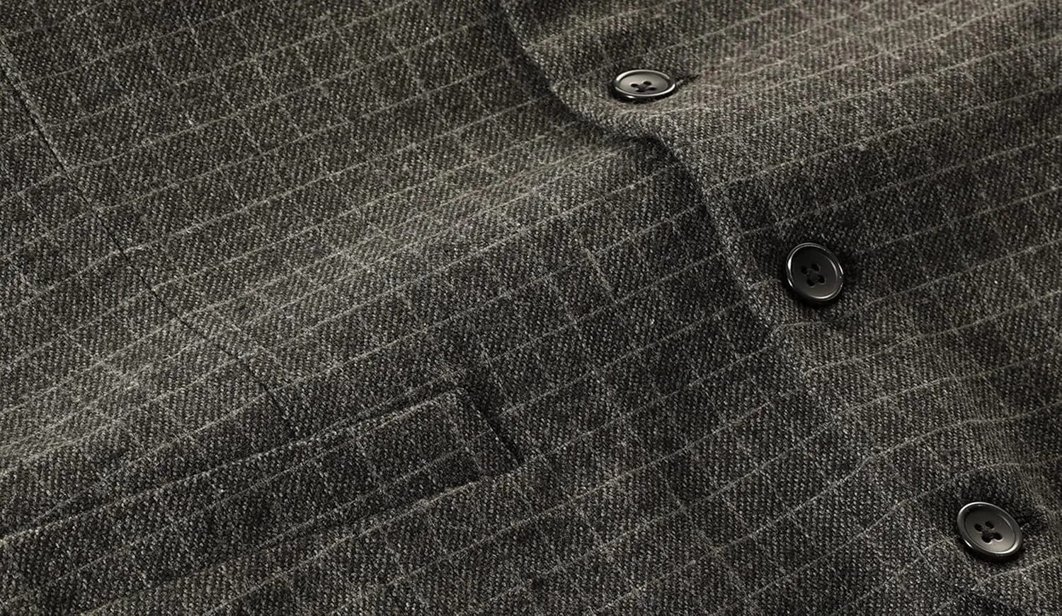 Gioberti Men's 5 Button Tailored Collar Slim Fit Formal Herringbone Tweed Suit Vest