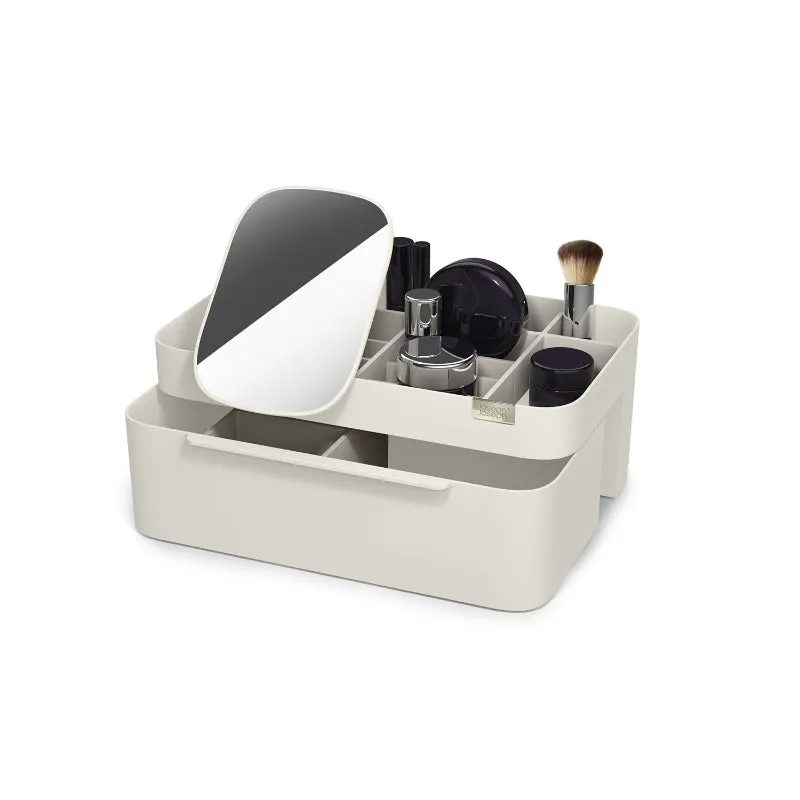 Joseph Joseph Viva Large All in One Cosmetic Organiser With Removable Mirror
