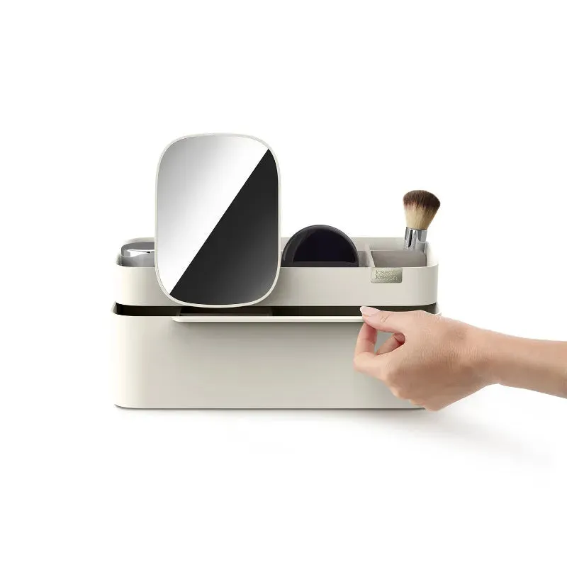 Joseph Joseph Viva Large All in One Cosmetic Organiser With Removable Mirror