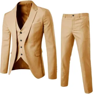 LCMTWX Wedding Suits For Men Business Wedding Party Jacket Vest & Pants Coat Mens Dress Suit Suits For Men Big And Tall