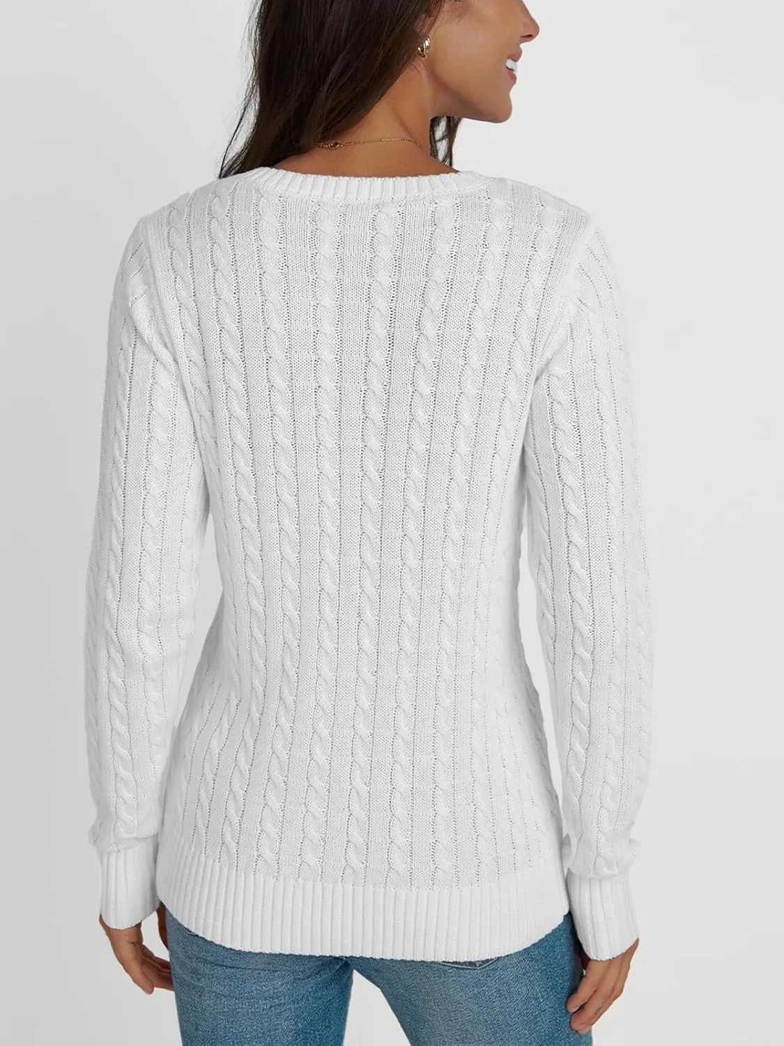 LILLUSORY Cardigan Sweaters for Women Cotton Cable Knit Sweater Jackets Lightweight 2025 Business Casual Outfits