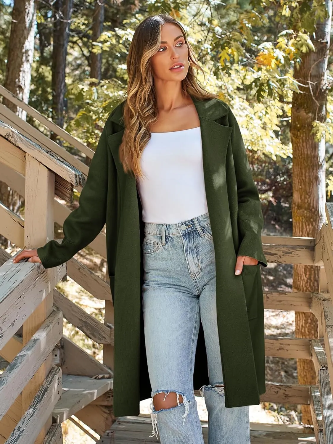 LILLUSORY Women's Long Dressy Cardigan Sweaters Fall Oversized Coatigan Jackets 2025 Knit Business Casual Winter Coats