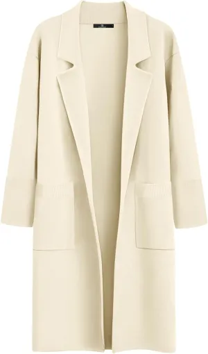 LILLUSORY Women's Long Dressy Cardigan Sweaters Fall Oversized Coatigan Jackets 2025 Knit Business Casual Winter Coats
