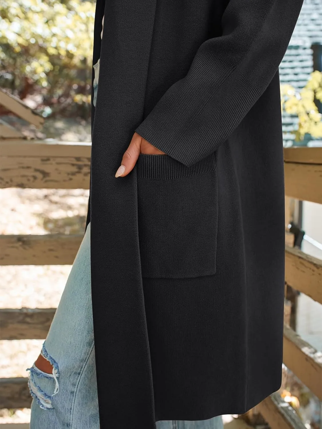 LILLUSORY Women's Long Dressy Cardigan Sweaters Fall Oversized Coatigan Jackets 2025 Knit Business Casual Winter Coats