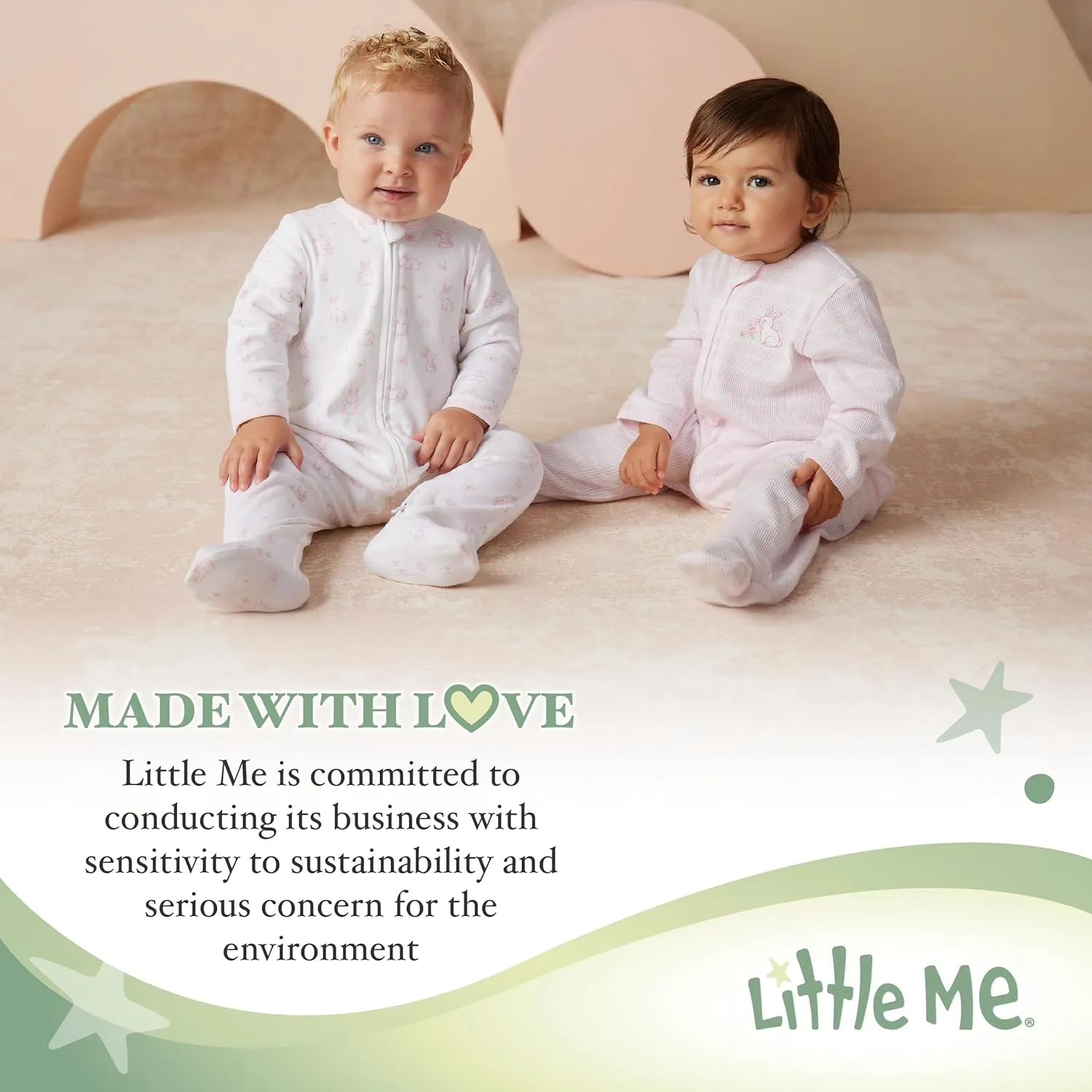 Little Me Baby Girls' Cable Knit Sweater and Cap Set