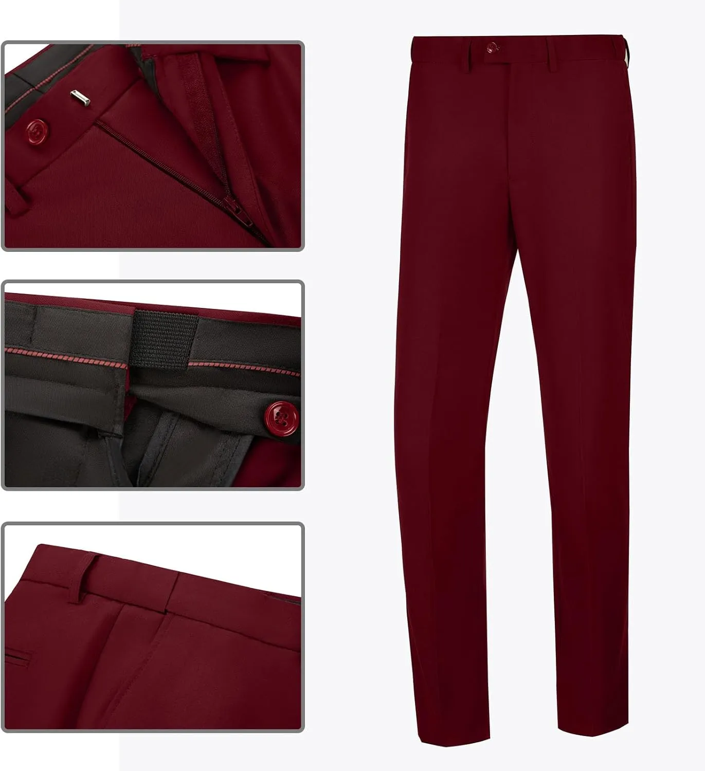 Mens 2 Piece Suit Slim Fit Business Wedding Party Tuxedo Dress Suits for Men Jacket and Pants Set