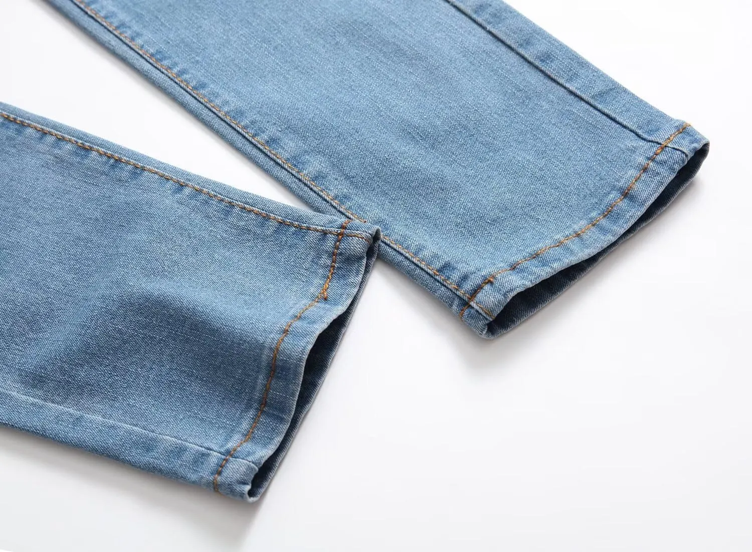 Men's Ripped Skinny Slim Fit Stretch Distressed Destroyed Jeans Denim Pants