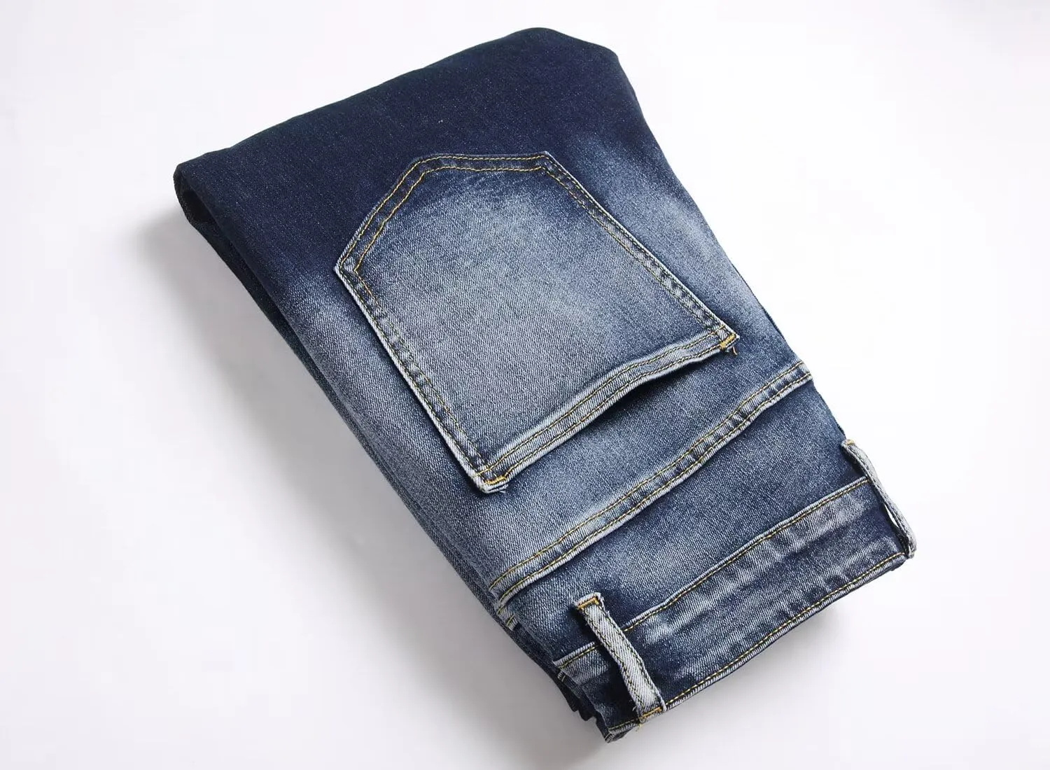 Men's Ripped Skinny Slim Fit Stretch Distressed Destroyed Jeans Denim Pants