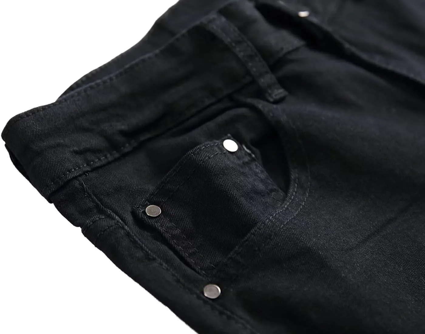 Men's Ripped Skinny Slim Fit Stretch Distressed Destroyed Jeans Denim Pants