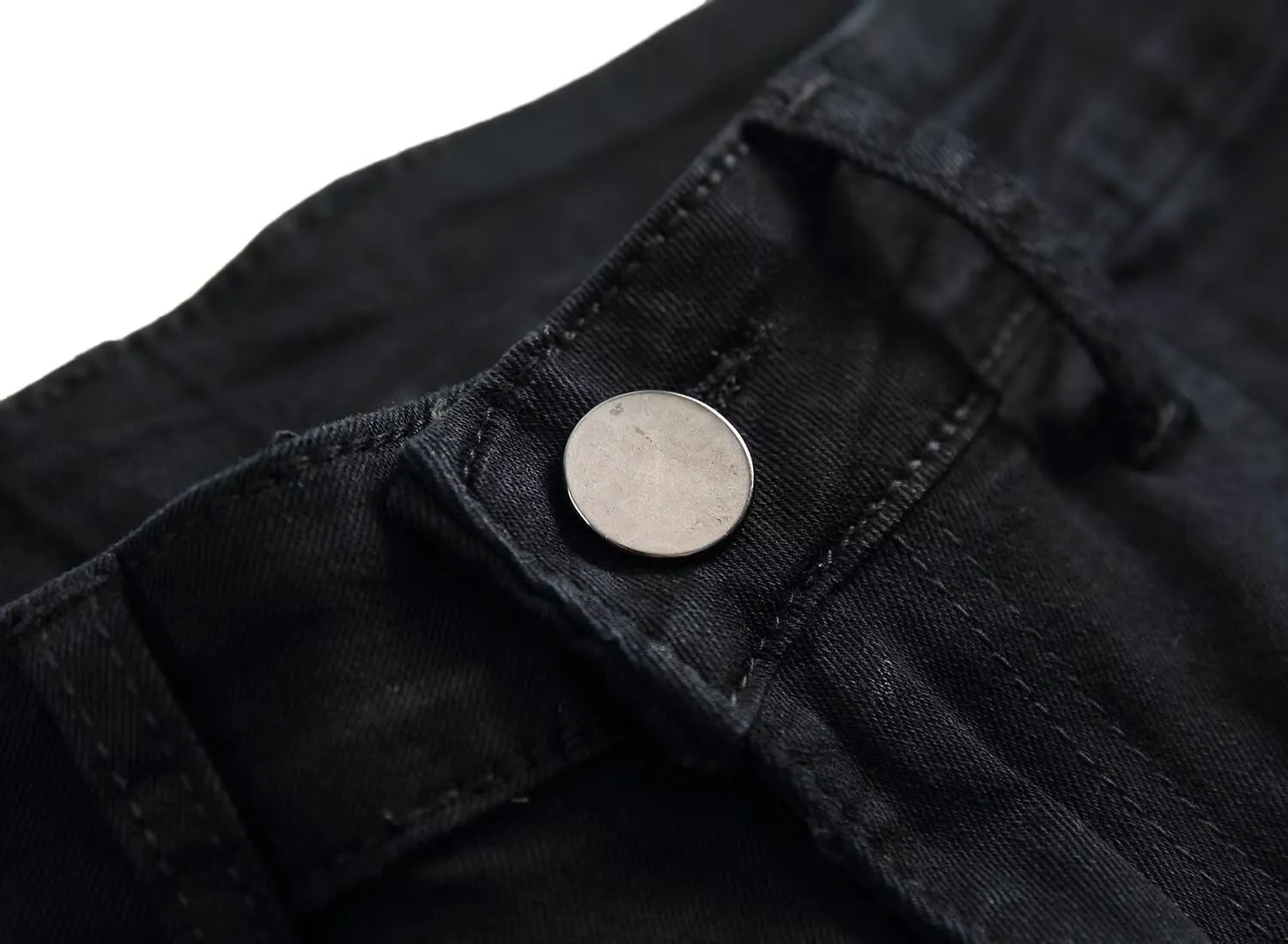 Men's Ripped Skinny Slim Fit Stretch Distressed Destroyed Jeans Denim Pants
