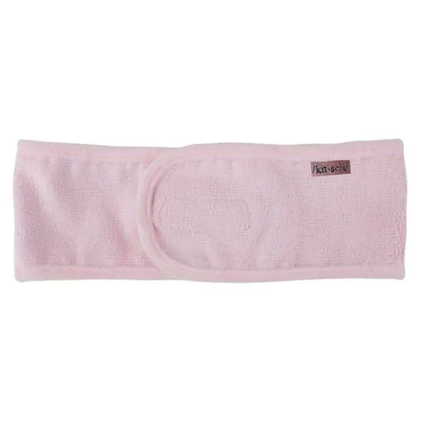 Microfiber Spa Headband - Leopard, Blush