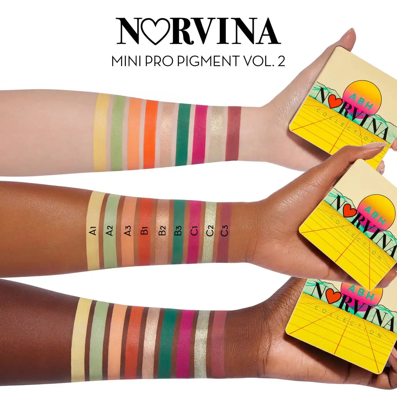 Mini NORVINA® Pro Pigment Palette Vol. 2