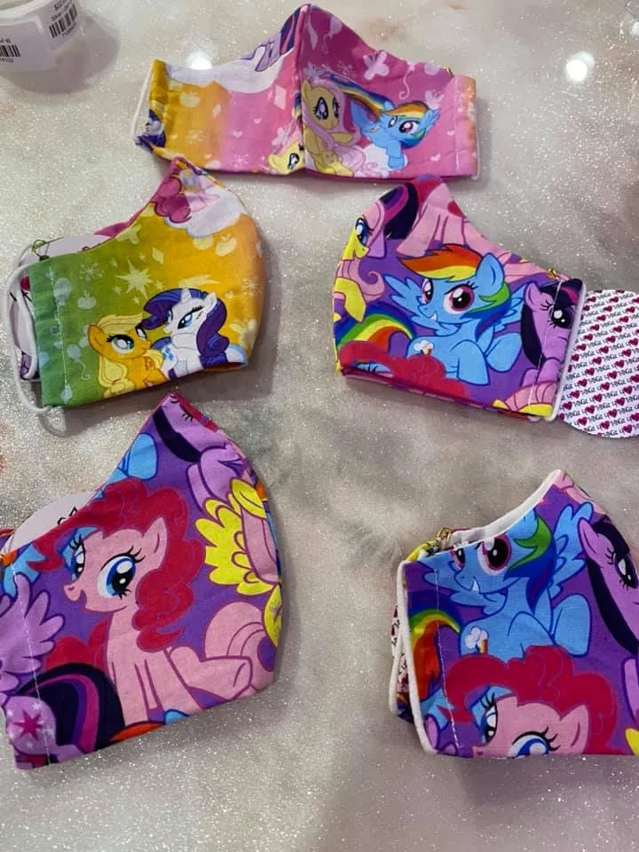 My Little Pony Adult and Kid Masks