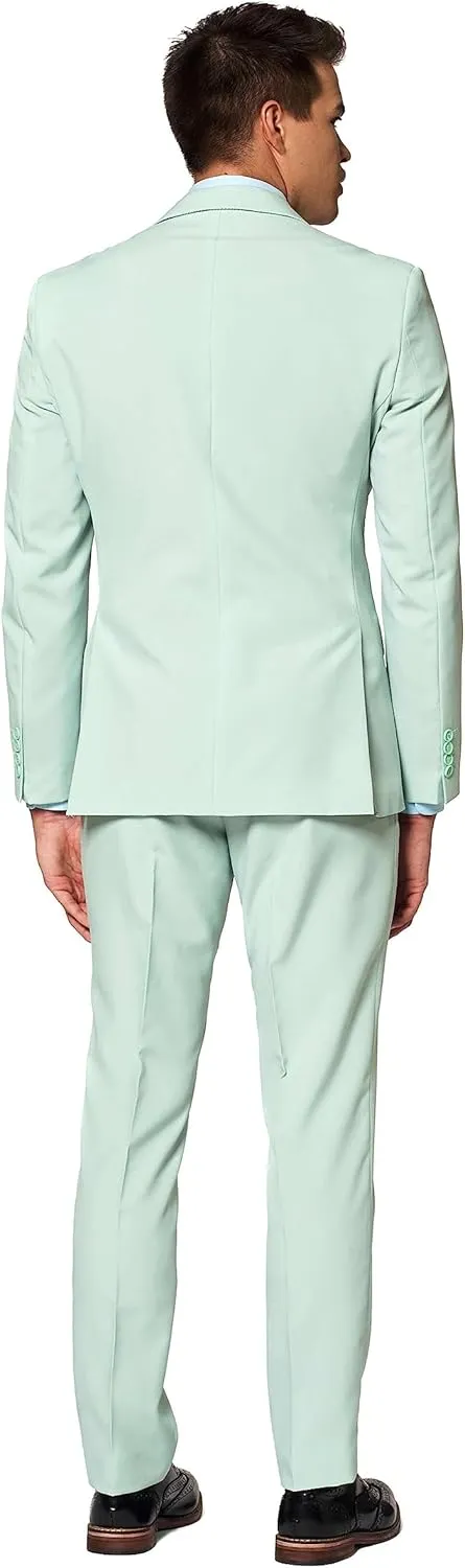 OppoSuits Solid Color Party Suits - Colorful Outfits for Prom, Weddings, Bachelor Parties - Comes With Blazer, Pants & Tie