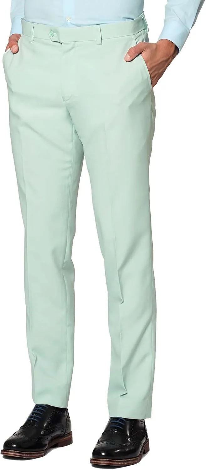 OppoSuits Solid Color Party Suits - Colorful Outfits for Prom, Weddings, Bachelor Parties - Comes With Blazer, Pants & Tie
