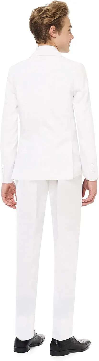 Opposuits Teen Boys Solid Color Party Suit - Prom and Wedding Party Outfit - Including Blazer, Pants and Tie