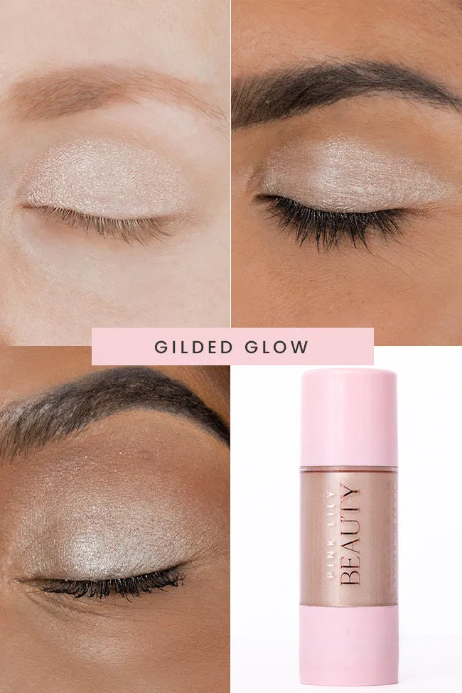 Pink Lily Beauty Radiant Bloom Eyeshadow Drops - Gilded Glow FINAL SALE