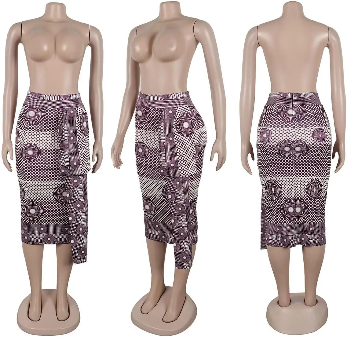 Pleated Skirt for Women Fashion Cartoon Print A-Line Skirt Vintage Skirts