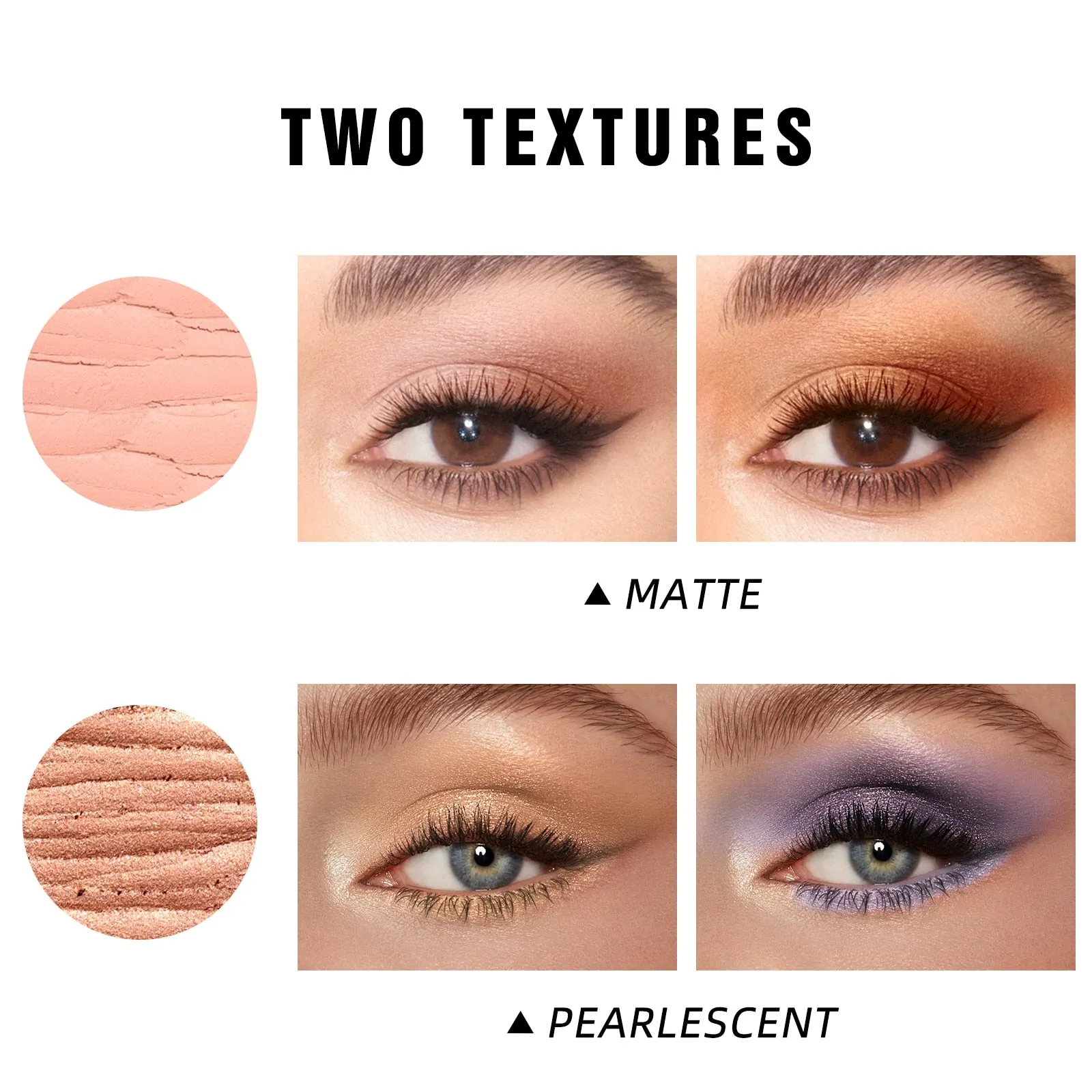 QIBEST Pearlescent Silkworm Eyeshadow Pen Waterproof Eyeshadow Pencil Glitter Matte Nude Gold Eye Shadow Pen Pigment Cosmetics