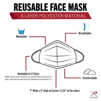 Reusable 3-Layer Face Mask - Tan499