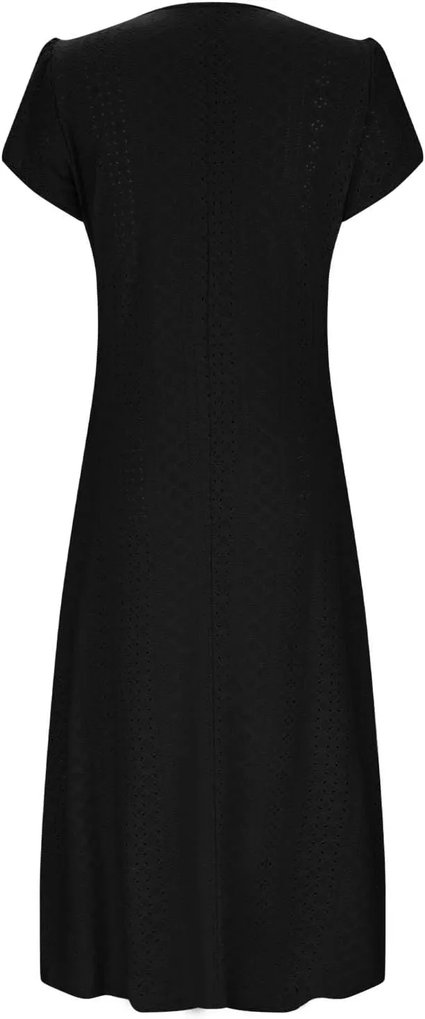 Shirt Dresses for Women Eyelet Casual Summer Boho Flowy Maxi Dresses Vacation Beach Outfits Trendy Clothing 2025