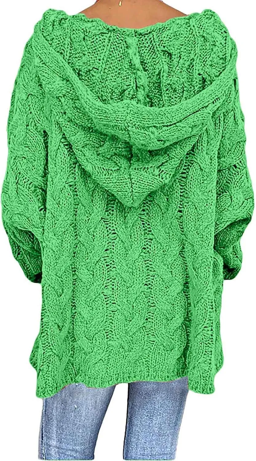 TANGNADE Womens Winter Sweaters Plus Size Hoodies Sweater Knit V Neck Tops Oversized Fashion Casual Long Sleeve Pullover