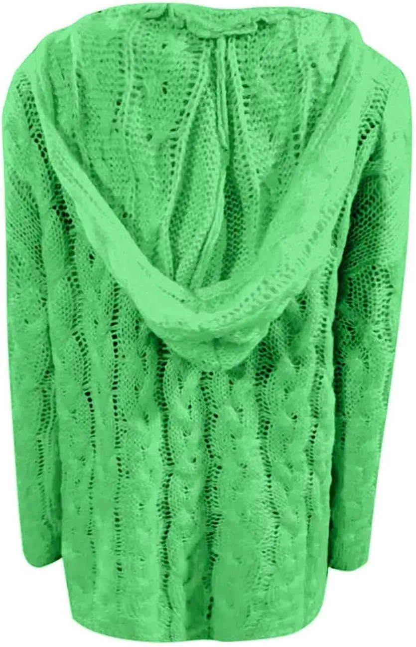 TANGNADE Womens Winter Sweaters Plus Size Hoodies Sweater Knit V Neck Tops Oversized Fashion Casual Long Sleeve Pullover