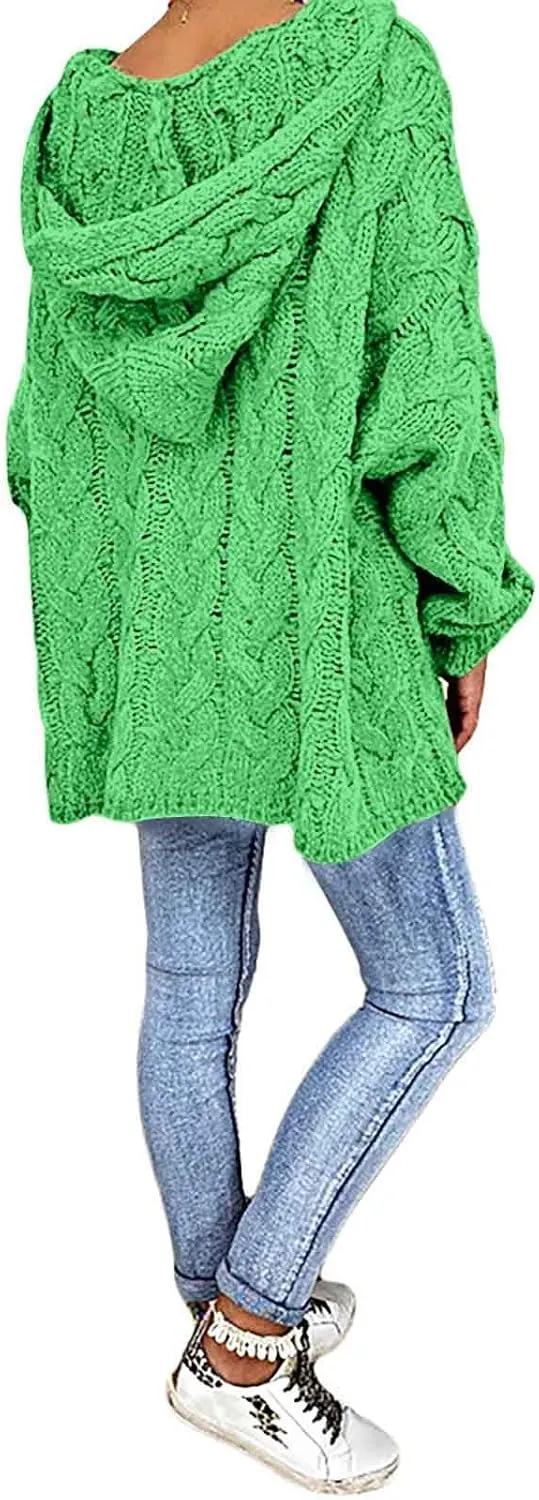 TANGNADE Womens Winter Sweaters Plus Size Hoodies Sweater Knit V Neck Tops Oversized Fashion Casual Long Sleeve Pullover