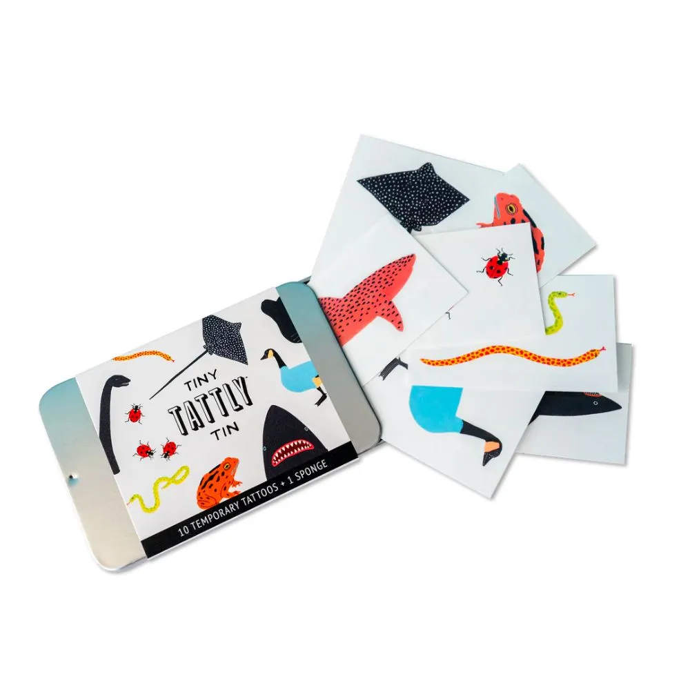 Tattly Tiny Animal Tattoo Tin