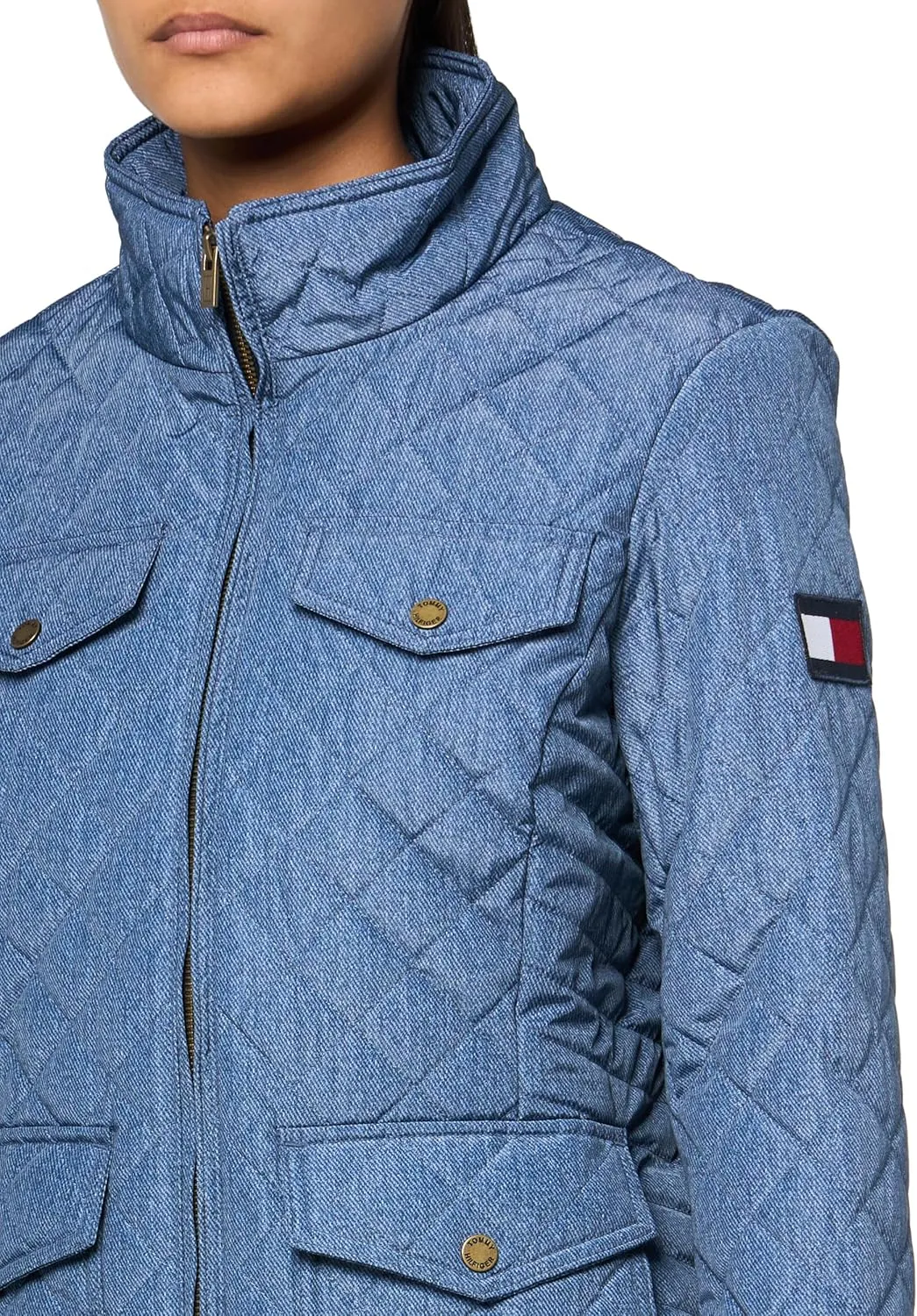 Tommy Hilfiger Women's Quilted Fall Fashion Lightweight Jacket